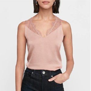 Express Lace Inset Tank Top